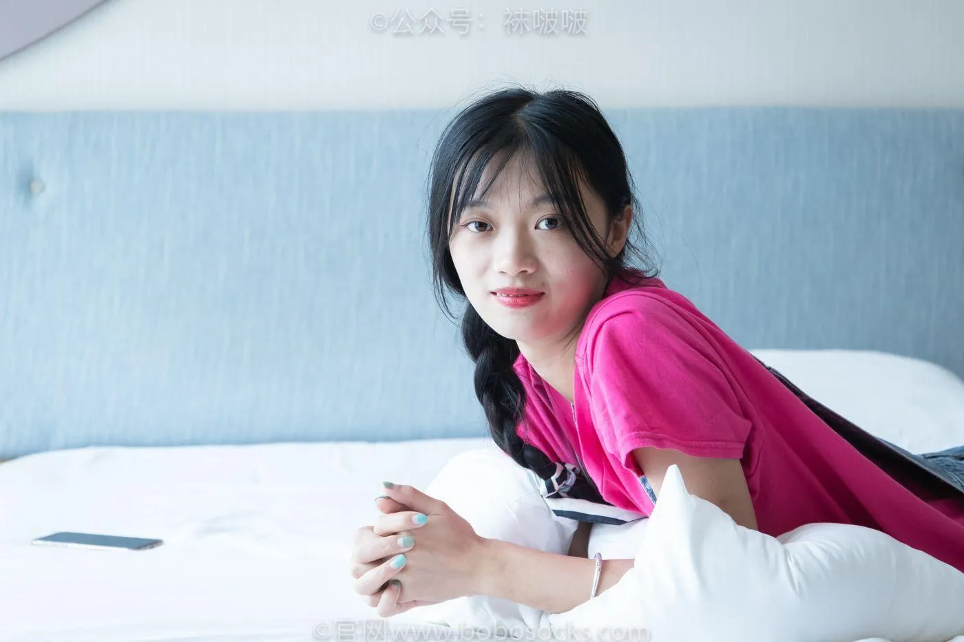 [BoBoSocks袜啵啵]NO.024 涵涵-板鞋、白棉袜、裸足 [134P]插图2